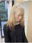 〇ブロンドベージュ×ブラウン