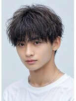 メンズサロン サンティエ 鹿児島中央駅店(Men's salon scintiller) シャドウパーマ波巻きスパイラルパーマメンズマッシュメンズヘア