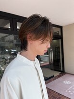 スタイル 茅ケ崎(STYLE)&nbsp;【ハクラ】センターパート ウルフ メンズヘア