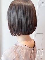 セイドット オモテサンドウ(Say. omotesando) Say.ショートボブブルーカラー縮毛矯正ミニボブ黒髪表参道青山