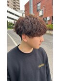 波巻きパーマ