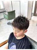 刈り上げアシンメトリー キッズカット