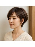 美フォルムショートボブ　20代 30代 40代 50代 60代 髪質改善