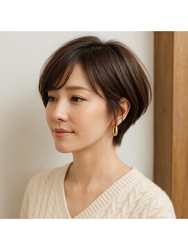 スープレックス ヘアーデザイン(SOUPREX HAIR DESIGN) 美フォルムショートボブ 20代 30代 40代 50代 60代 髪質改善