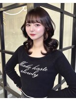 メゾンハル(Maison HALU)&nbsp;レイヤーカット×グレーブラック