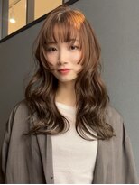 サンド 大阪梅田(sand)&nbsp;@cho_no.asato_sand 黒髪/ネビージュ/小顔/ワンレン/大阪梅田