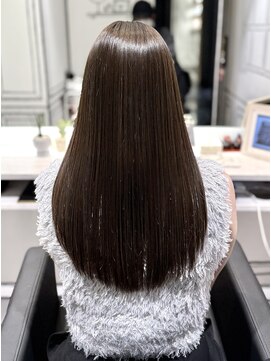 髪質改善ナチュラル艶ストレート
