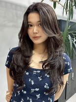 レブ 四条烏丸(Reb,)&nbsp;レイヤーカットロングハッシュカットハイライト京都ブリーチ