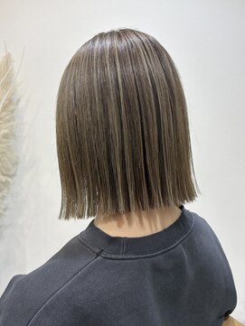 ボブ × デザインカラー【千葉駅】