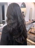 【 YUCCA 】大人可愛い20代30代40代ロング/レイヤーカット