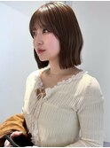 ダブルカラー透明感ボブ