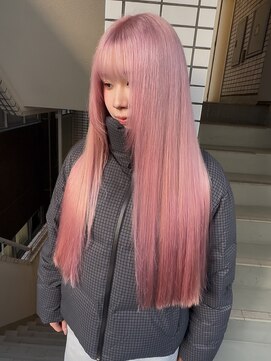 イエナ 渋谷(IENA) ミルクティーピンクベージュ結べるレイヤーカット