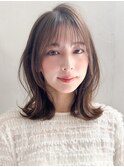 ダークブルーミルクティーブロンド似合わせカット#643g0605