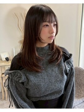 ロッカヘアエジェ(ROCCA hair eje.) 透明感ショコラブラウンミディ