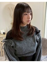 ロッカヘアエジェ(ROCCA hair eje.) 透明感ショコラブラウンミディ