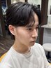 メンズカット+ニュアンスパーマ  