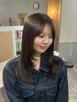 ルトワフクロマチ(Lutowa Fukuromachi) ダークパープル/ナチュラルショート/夏のヘアアレンジ/袋町