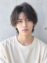 フレイムス ヘア アンド リラックス 高崎駅西口店(Frames hair&relax)&nbsp;シースルーバングミディアムセンターウルフパーマ