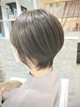 ヘアアンドネイルイミュン(Hair&Nail immune) アッシュブラウンショート[イミュン/藤沢駅]　大人女性/髪質改善