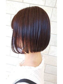 アメイジングヘアー 千歳店(AMAZING HAIR) 【AMAZING HAIR千歳店/村山】チョコレートブラウン×ミニボブ