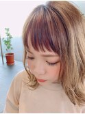 オン眉バング