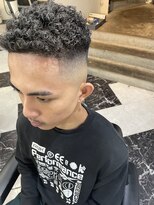メリケンバーバーショップ フクオカ(MERICAN BARBERSHOP FUK)&nbsp;クロップパーマ