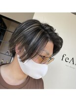 フィーリー ヘア デザイン 太田店(feAry)&nbsp;メンズミディアム/脱白髪染めコントラスト
