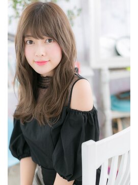 ミック ヘアアンドメイク アップ 駒込店(miq Hair&Make up) モテ髪♪ショコラアッシュ外国人風なみなみウェーブa1