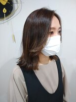 ウィーク 梅田(UiiC)&nbsp;大人ナチュラル小顔前髪◆くびれヘア【uiicumeda sachi】