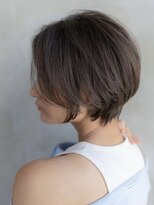 ドットハリス(.Hallis)&nbsp;20代30代大人可愛い前下がりショートボブ/丸みショート/前髪あり