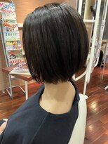ヘアースペースブルーム プリュス 石橋店(HAIR SPACE BLOOM plus)&nbsp;【石橋/ショート】髪質改善　白髪ぼかしハイライト、ヘアカラー