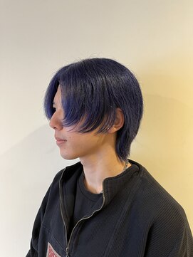 ソイルアヴェダ(Soil AVEDA) ショートウルフネイビー