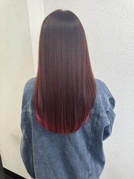 ジェナ(Jena) ピンクレッドのグラデーションカラー