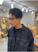 メンズスパイラルパーマ