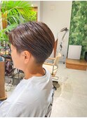 刈り上げハンサムショート×ハイライト