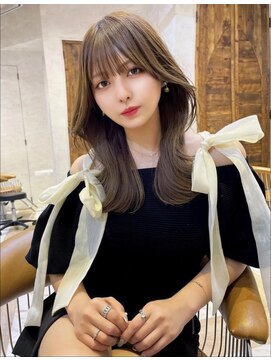 ロンドローズ 名古屋(Lond damaskRose) 顔周り ダブルカラー 名駅 ブリーチ 髪質改善 ボブ 韓国834