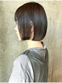 ヘルシーボブ 丸みボブ ツヤ髪 髪質改善 ぱつっとボブ