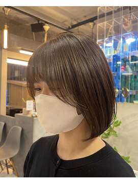 クロムス 梅田茶屋町店(clomus) 顔まわり×ボブ