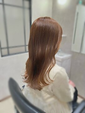 アール ヘアー デザイン(r hair design) ブリーチなしベージュカラー
