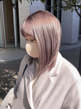 ネオリーブギンザ 銀座店(Neolive GINZA) ブリーチダブルカラー/パープルグレージュ/ケアブリーチ【銀座】