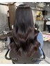 カット+透明感カラー+カシミヤプラチナトリートメント　￥15500