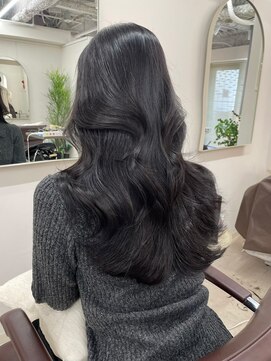 ネウィ 広島(newi) 大人かわいいくびれミディラベンダーインナーカラー