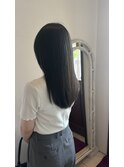 暗めオリーブカラー×髪質改善カラー