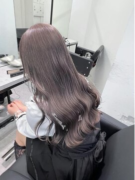 ペレ 渋谷(PELE) ホワイトグレージュ/デジタルパーマ/チェリーブラウン/渋谷