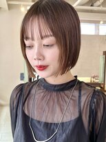 キアラ(Kchiara)&nbsp;福岡美容室20代30代40代切りっぱなしボブぱつっとボブ