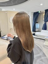 エアー 青山(AIR) アッシュグレージュロングレイヤーカット