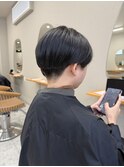 刈り上げ マッシュ ショート 中性 ボーイッシュ 三宮 元町