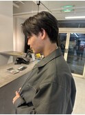 刈り上げセンターパート