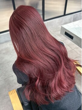 シオン(shion) ロング韓国ヘア顔周りレイヤー小顔_ba570783