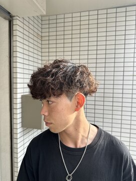 MEN’S HAIR/波巻ツイストスパイラル/フェザーパーマ/船橋